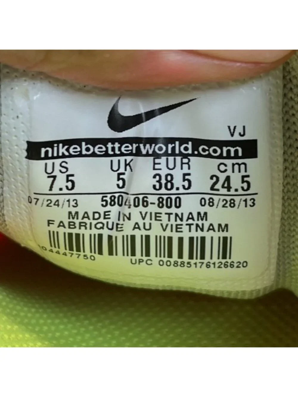 Nike Free 4.0 V3 Womens Size 7.5 Orange Gray Athletic Running Shoes Sneakers
